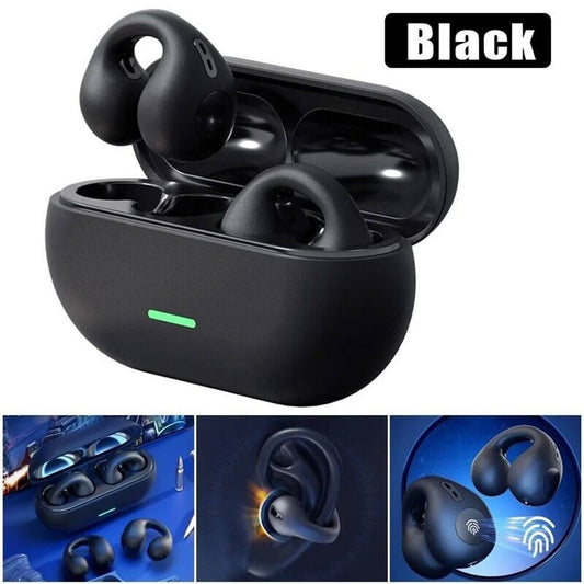 Wireless Earbuds Wireless Bluetooth TWS Bluetooth Sports Ear Clip Buds 5.3 Clip-on Earphone Ear Clip Headset Earbuds Bone Conduction