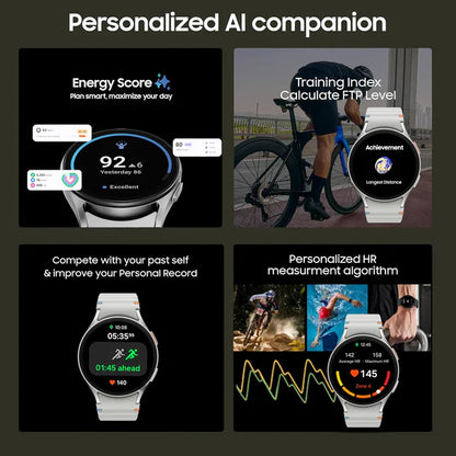 Smartwatch : Galaxy AI-Powered Watch, BT+LTE+GPS | Always-On Display | 5ATM & IP68 | Health insights, Fitness Tracking | HR, SpO2, BP & ECG Monitor | 1-Year Warranty | 15-Day Easy Returns + Free ANC Earbuds