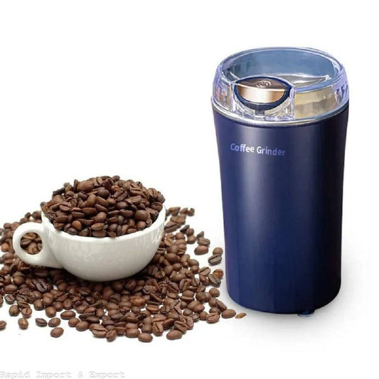 Electric Coffee Grinder | Electric Spice Grinder | Rapid Electric Stainless Steel Coffee Grinder | Electric Stainless Steel Spice Grinder | Herbs Spices Nuts Grain Grinder | Portable Coffee Bean Grinder